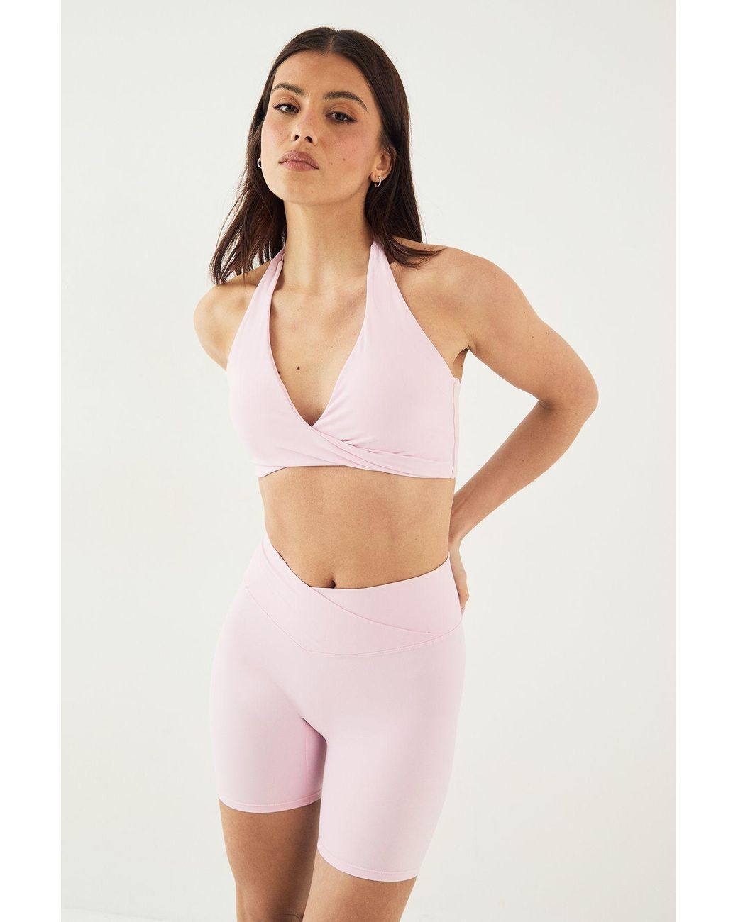 DSGN Studio Pink Sculpt Wrap Waist Cycling Short
