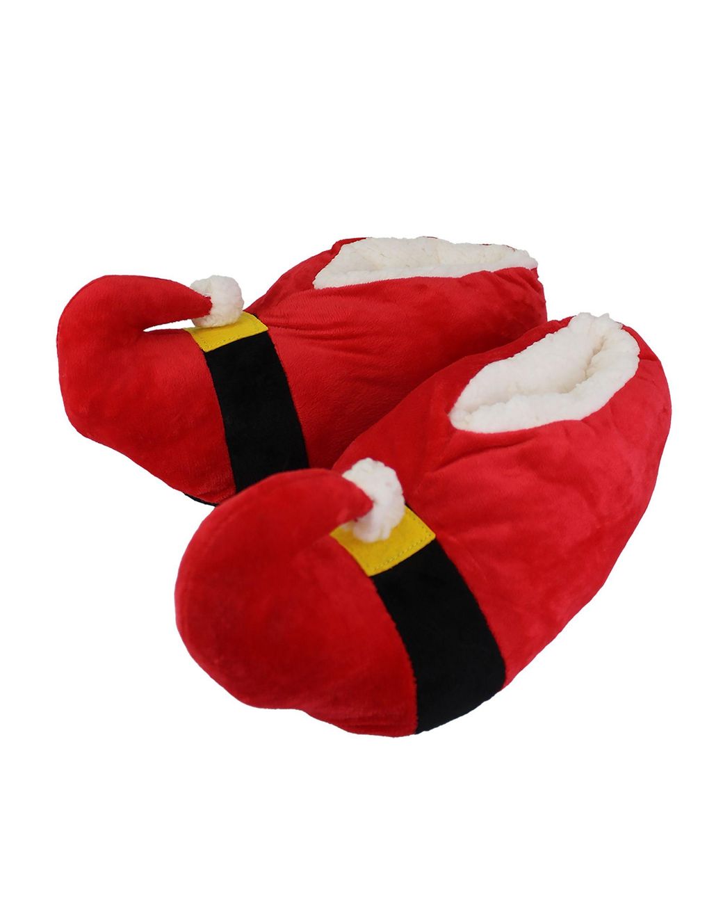 Slipper Snob Red Christmas Soft Santa Slippers