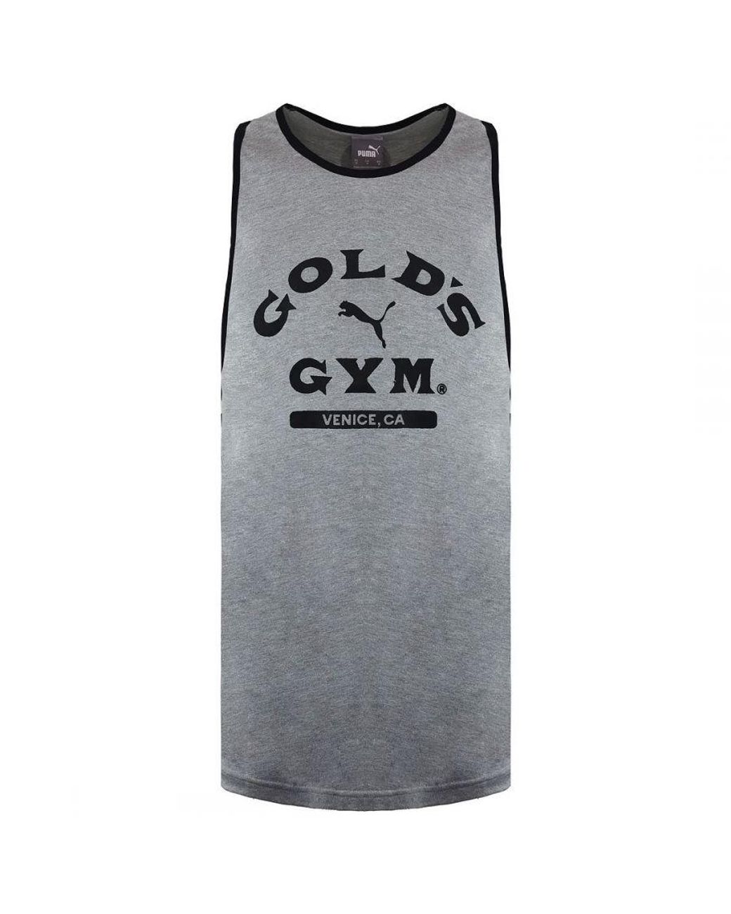 PUMA X Golds Gym Grey Vest in Grey for Men Lyst UK