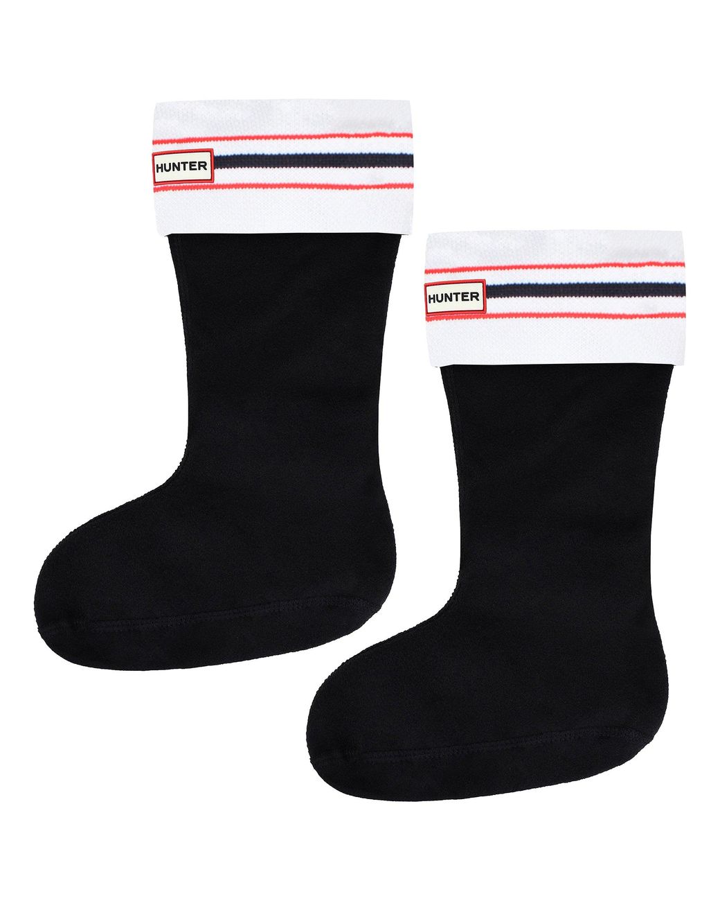 Hunter Black Recycled Play Tall Boot Sock for men