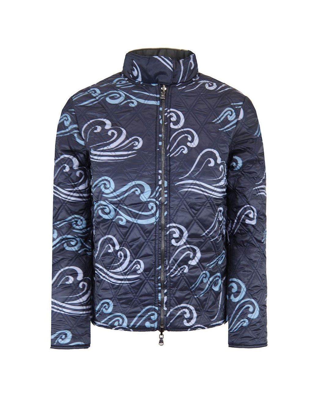 Armani Gray Emporio Logo Reversible Jacket