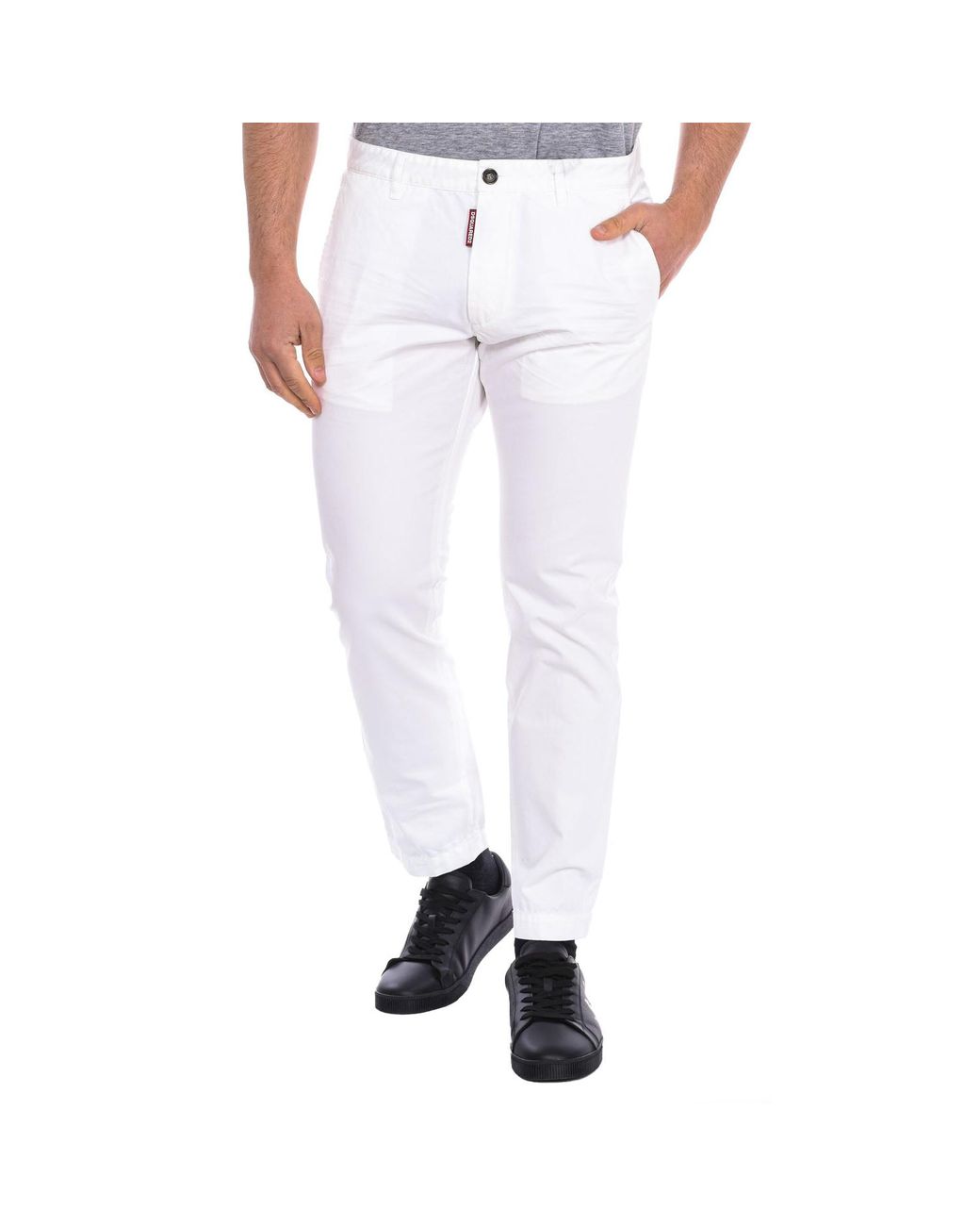 DSquared² White Chino Pants S74Kb0644-S41794 for men