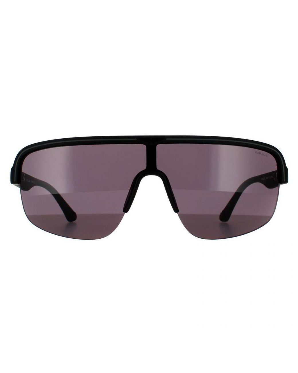 Police Brown Semi Rimless Matte Smoke 90041091 for men