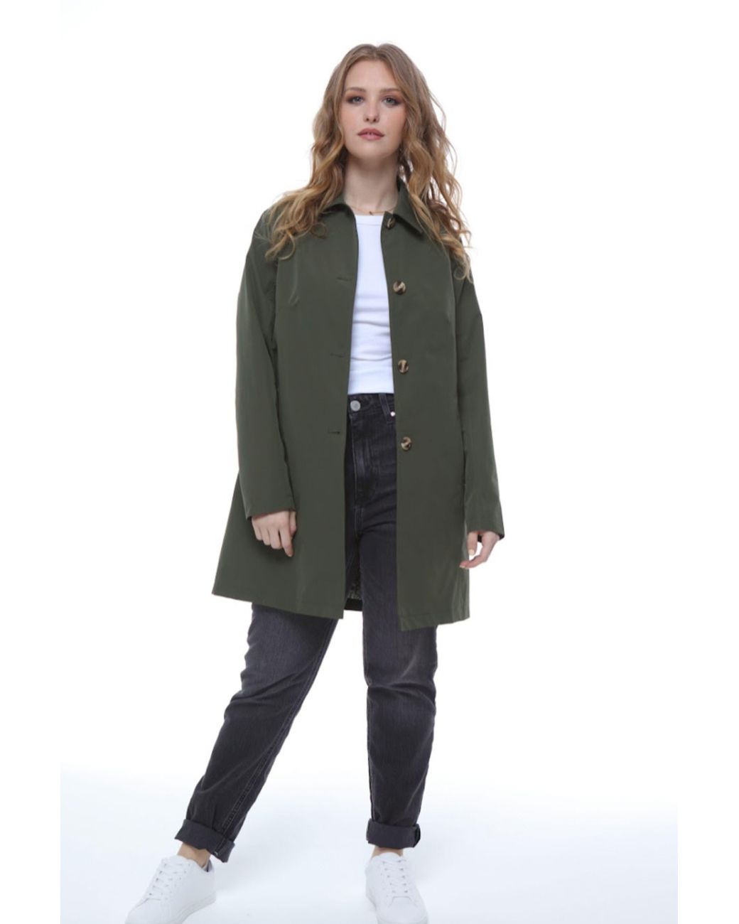 Elle Black Jennifer Single Breasted Basic Mac