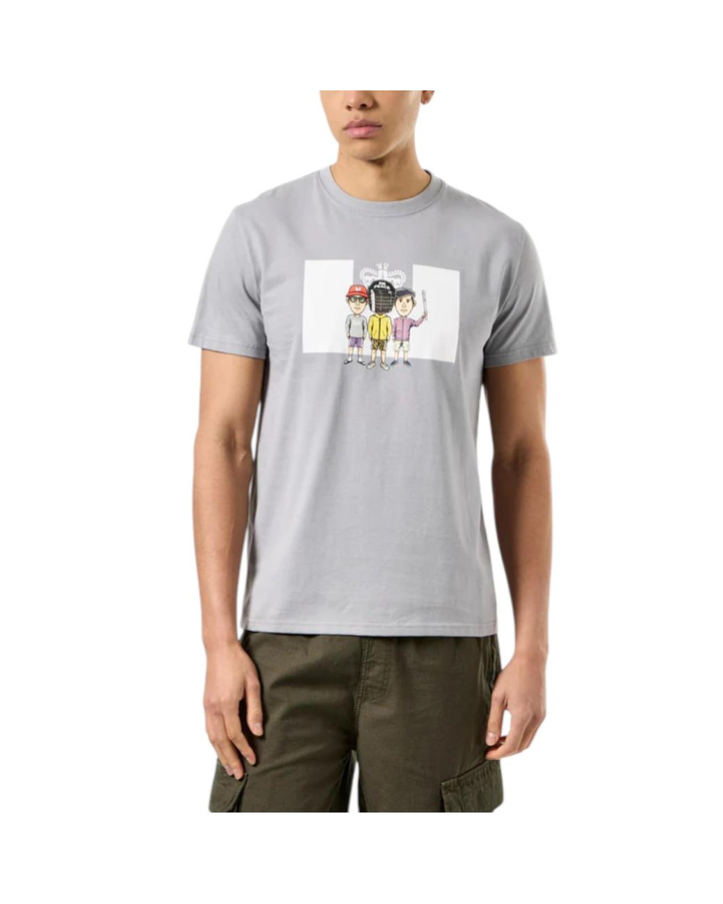 Weekend Offender Gray Graphic T-Shirt Comfort Casusal Tee for men