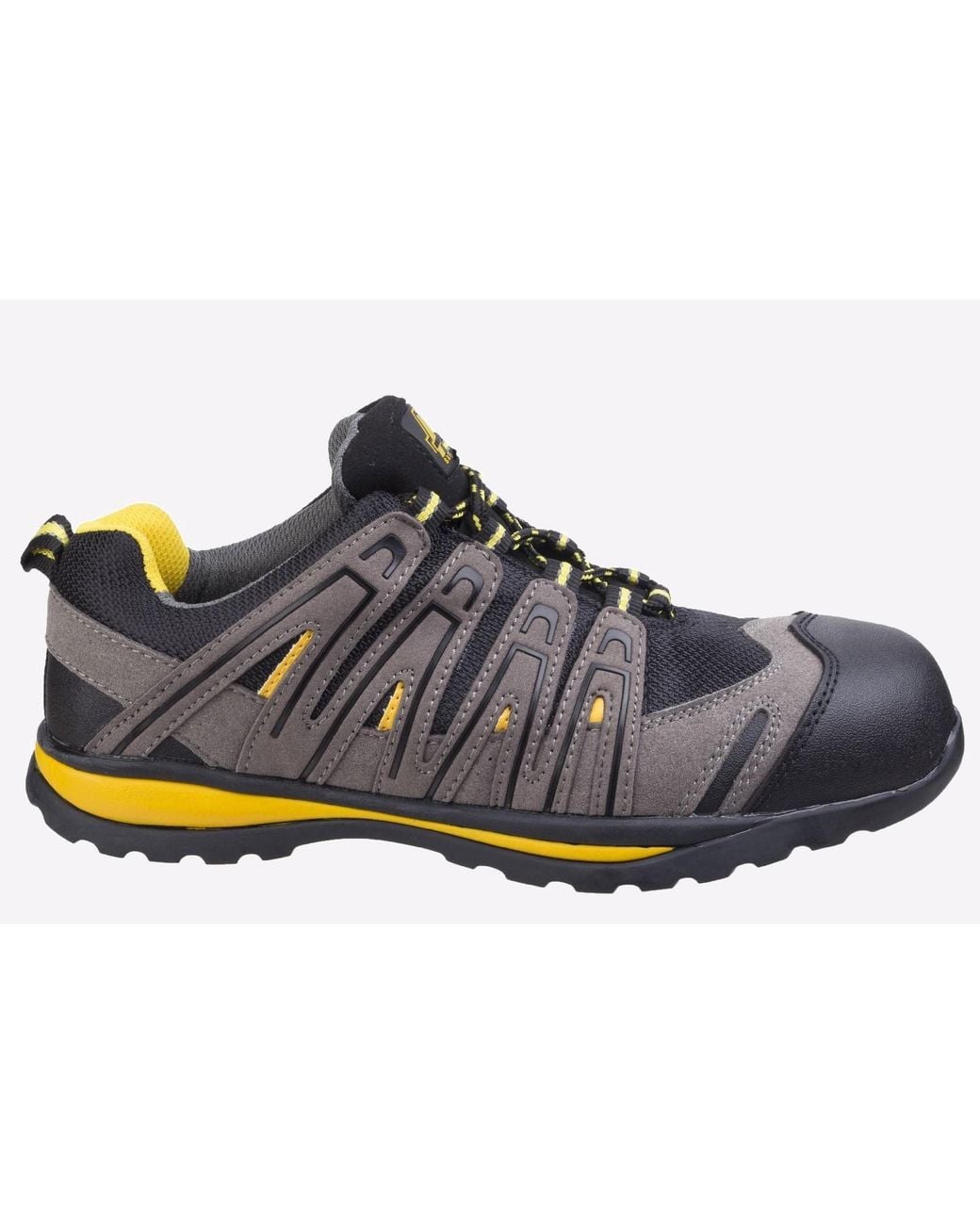 Amblers Safety Black Fs42C Metal Free Lace Up Trainer for men