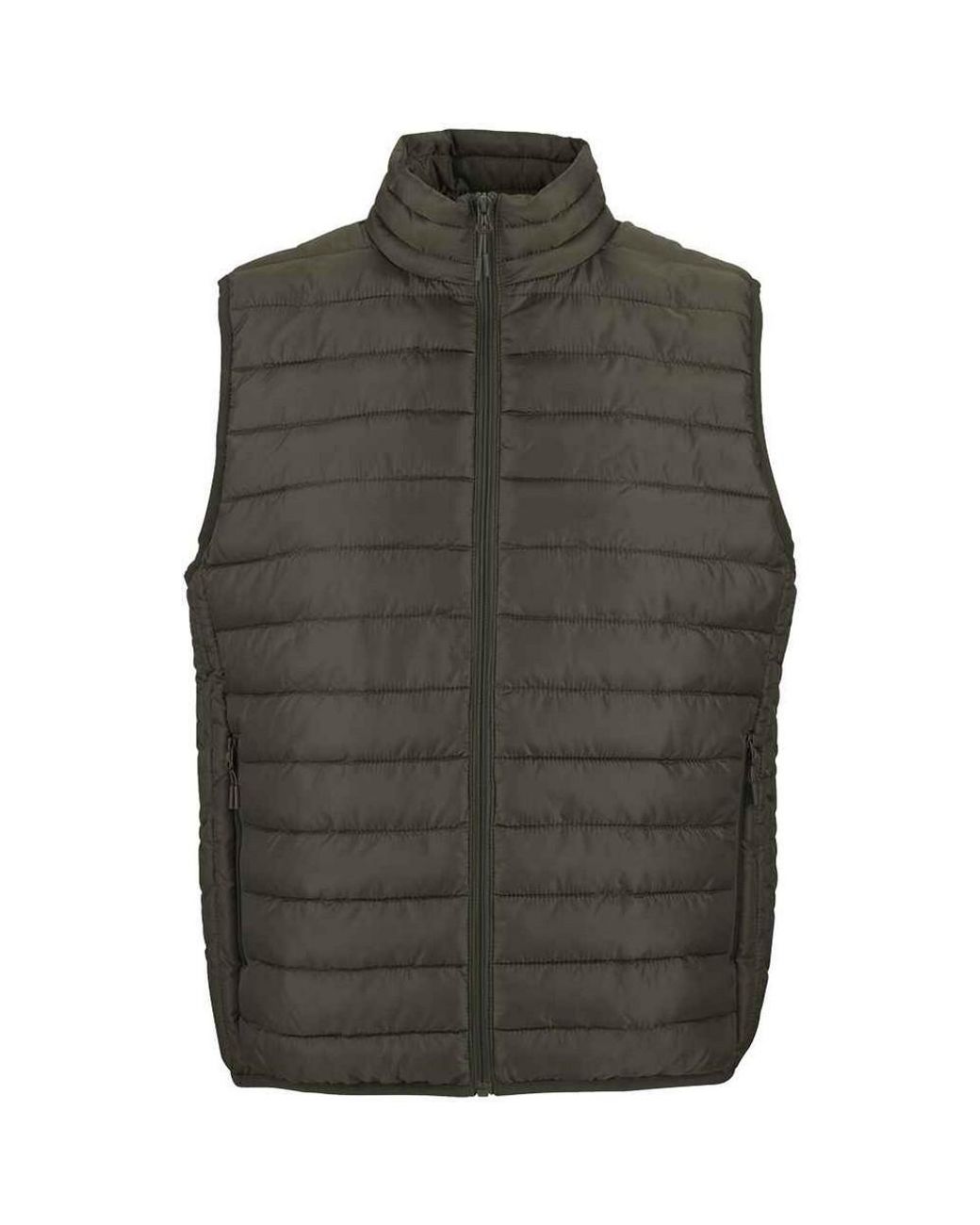 Sol's Green Stream Body Warmer (Army) for men