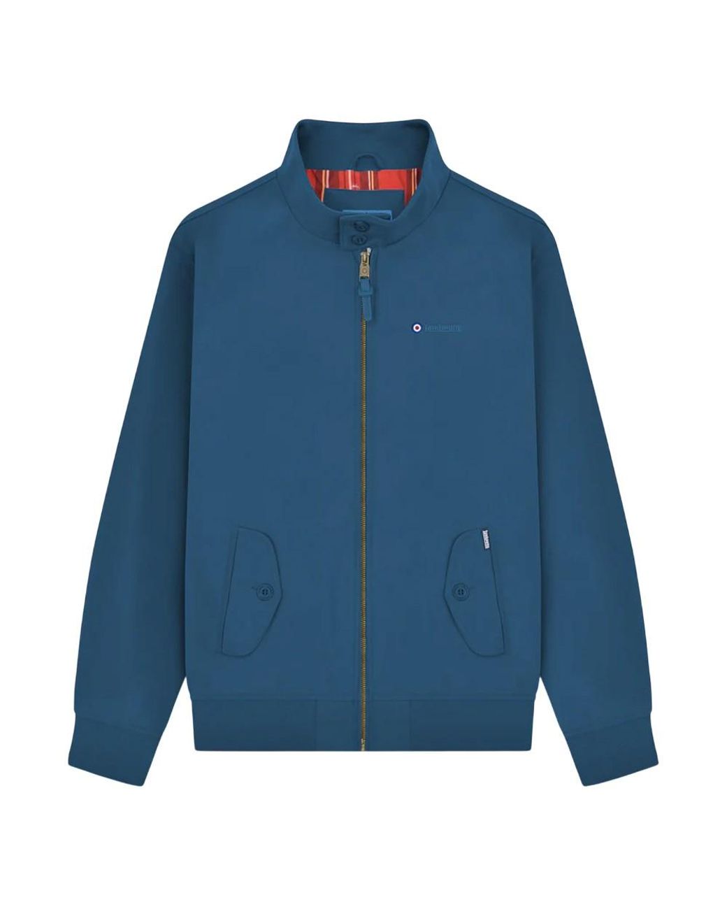 Lambretta Blue Target Shower Resistant Hoodie (Dark) for men