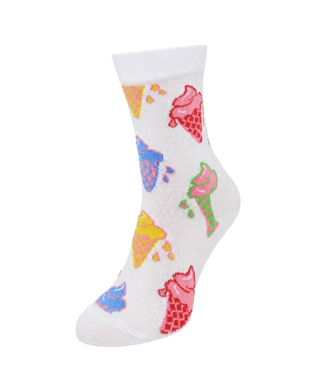 Happy Socks White 4-Pack Food And Truck Gift Set Cotton for men