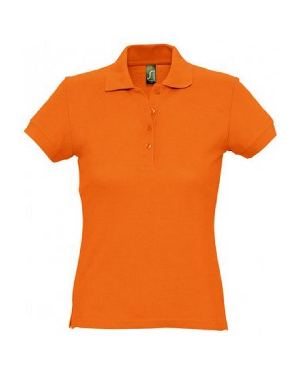 Sol's Orange Ladies Passion Pique Short Sleeve Polo Shirt Cotton