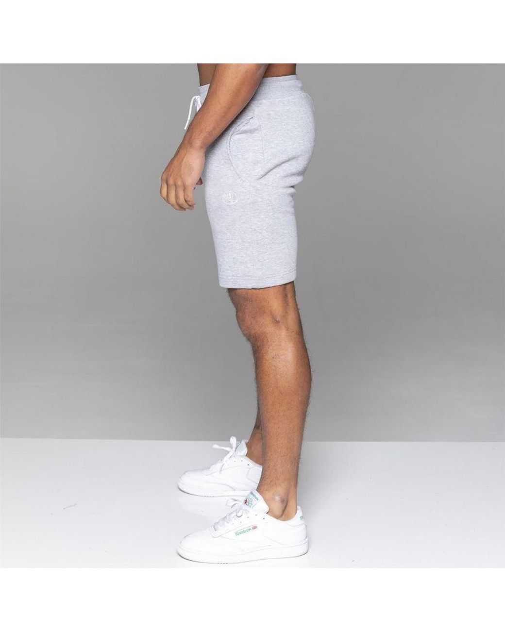 MYT White Fleece Shorts Cotton for men