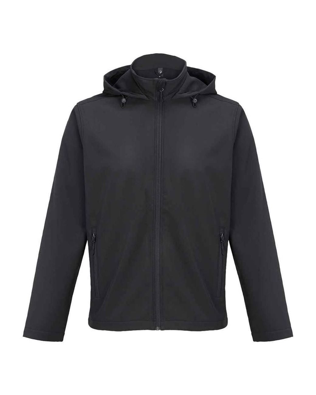Sol's Race Hooded Soft Shell Jack in het Gray voor heren