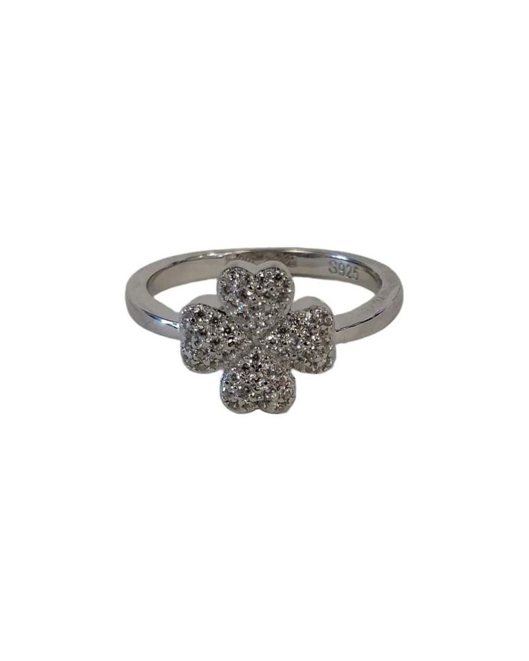 Folli Follie Metallic 3R19S006C-54 Ladies Ring Sterling