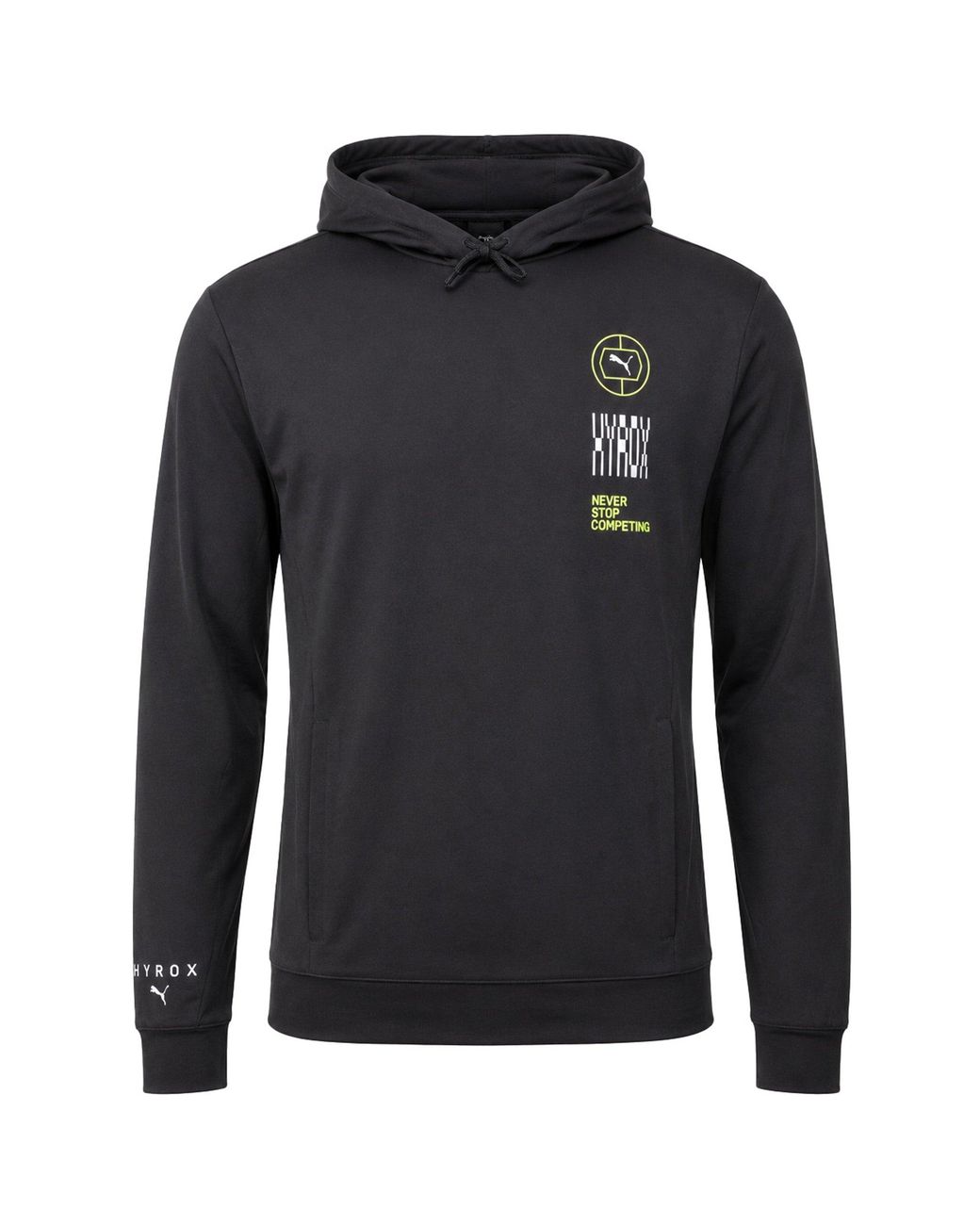 PUMA Black X Hyrox Cloudspun Hoodie for men