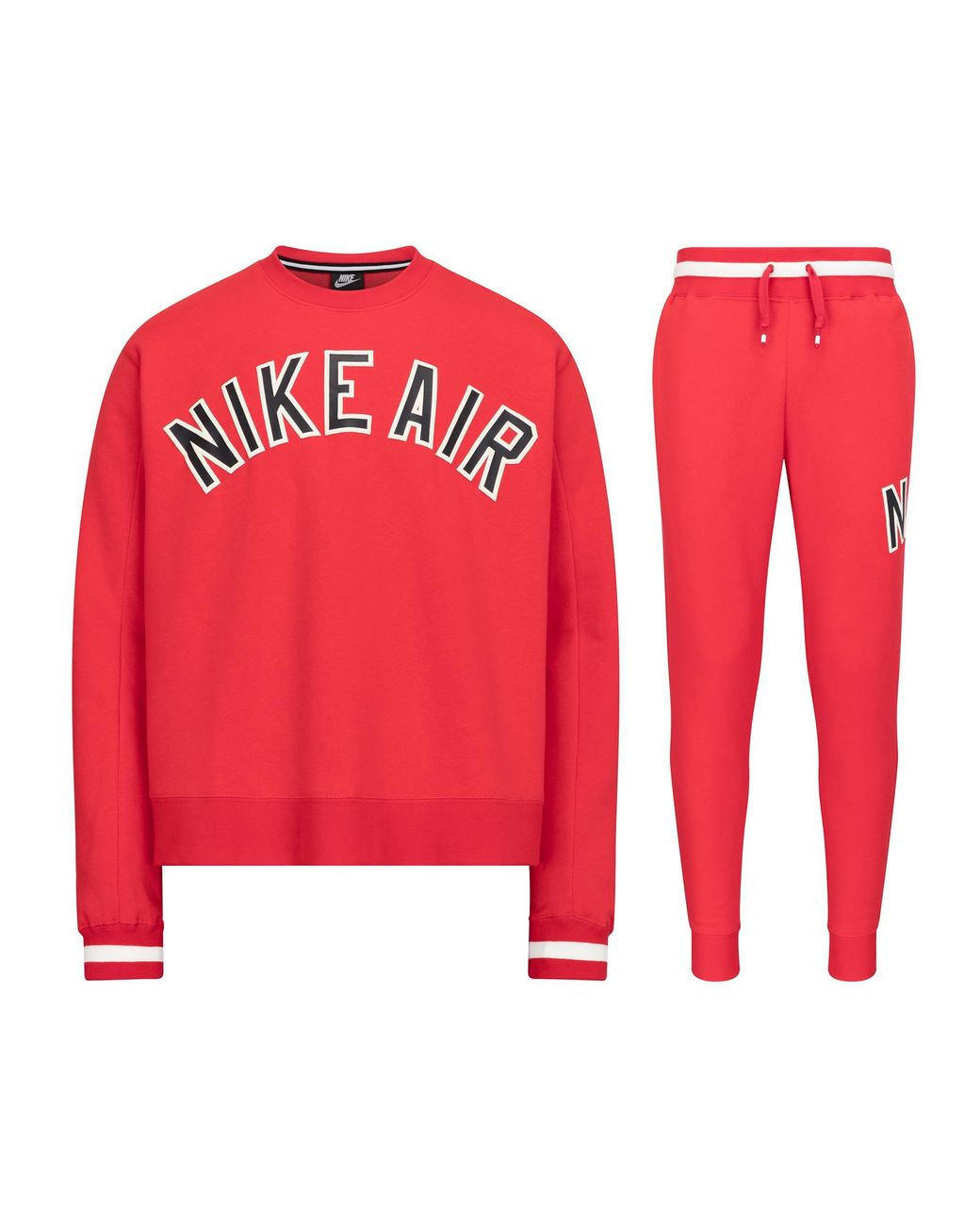 Nike air crew red hot sale