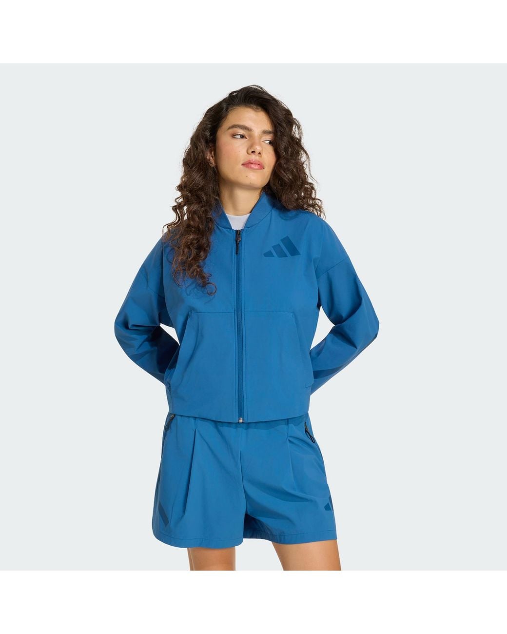 Adidas Originals Blue Z.N.E. Woven Bomber