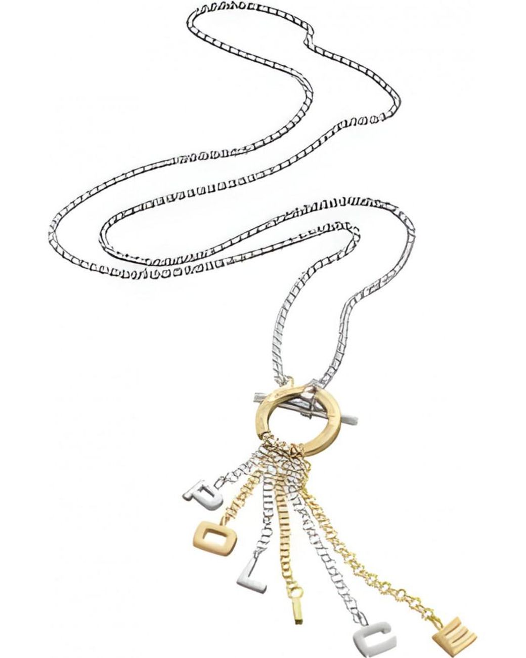 Police White Pj25596Pssg.04 Ladies Necklace