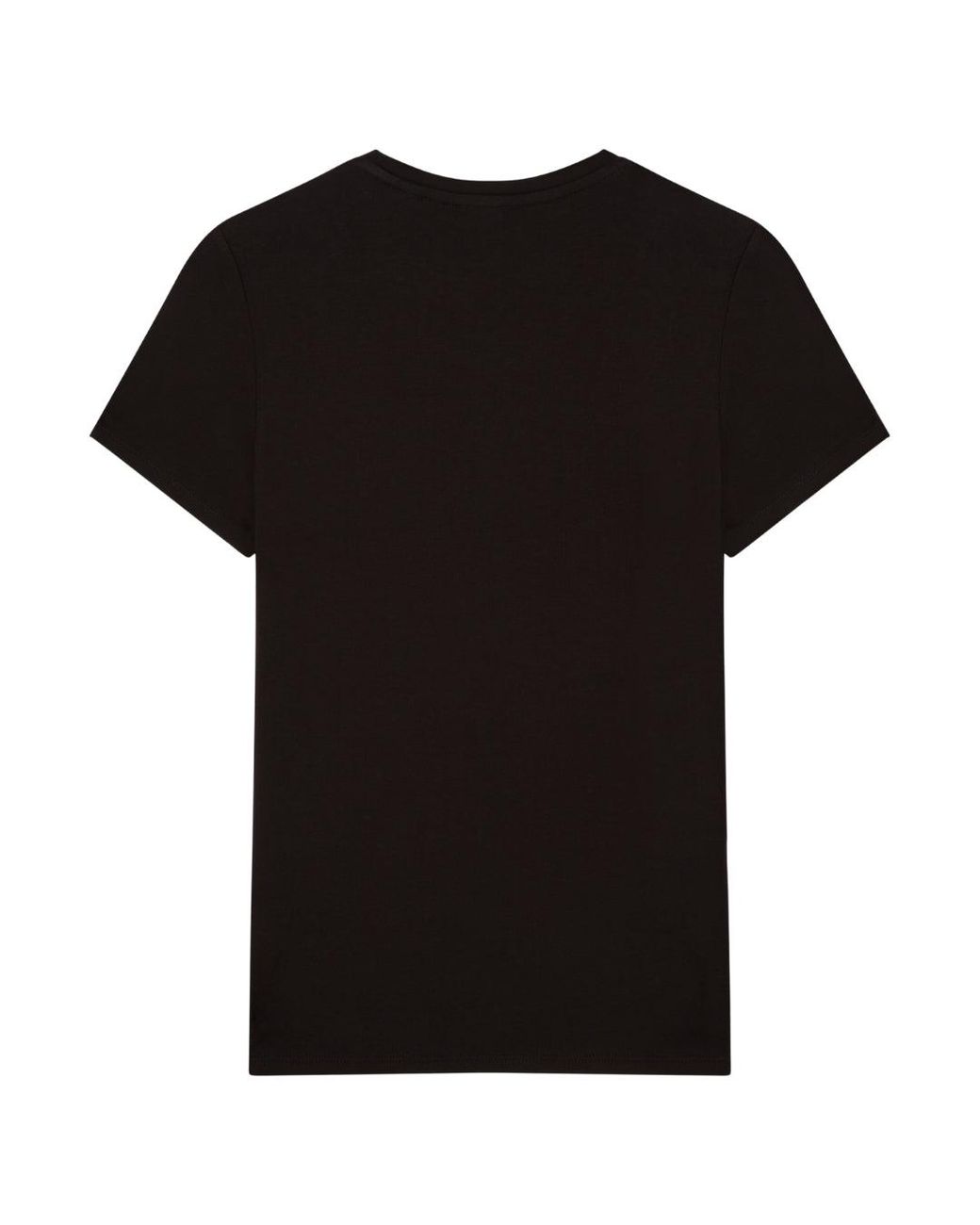 Ted Baker Black Printed Fitted T-Shirt Viscose