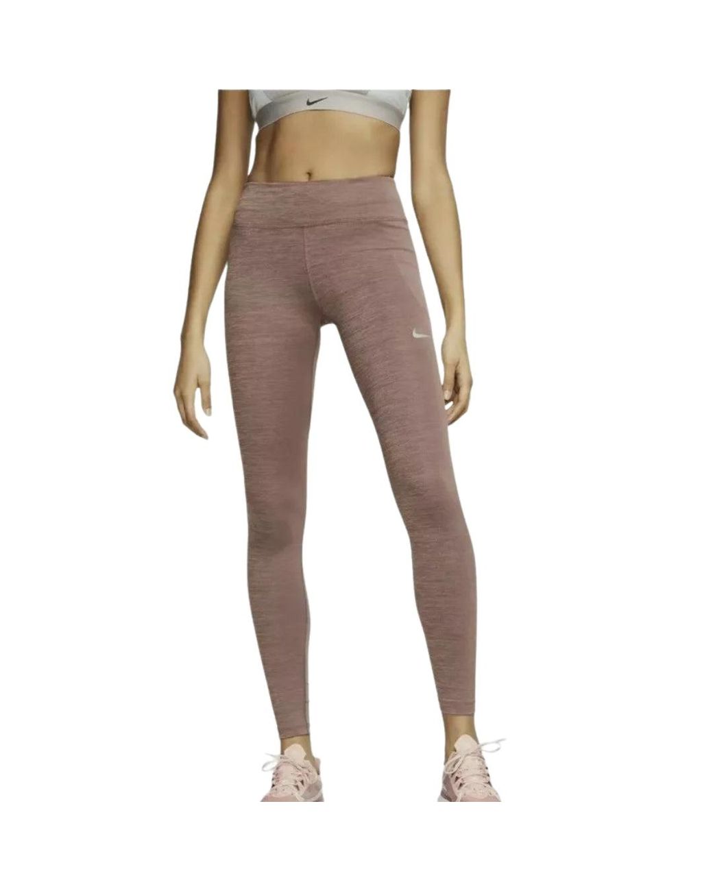 Nike Fast Running Mink Legging in het Brown
