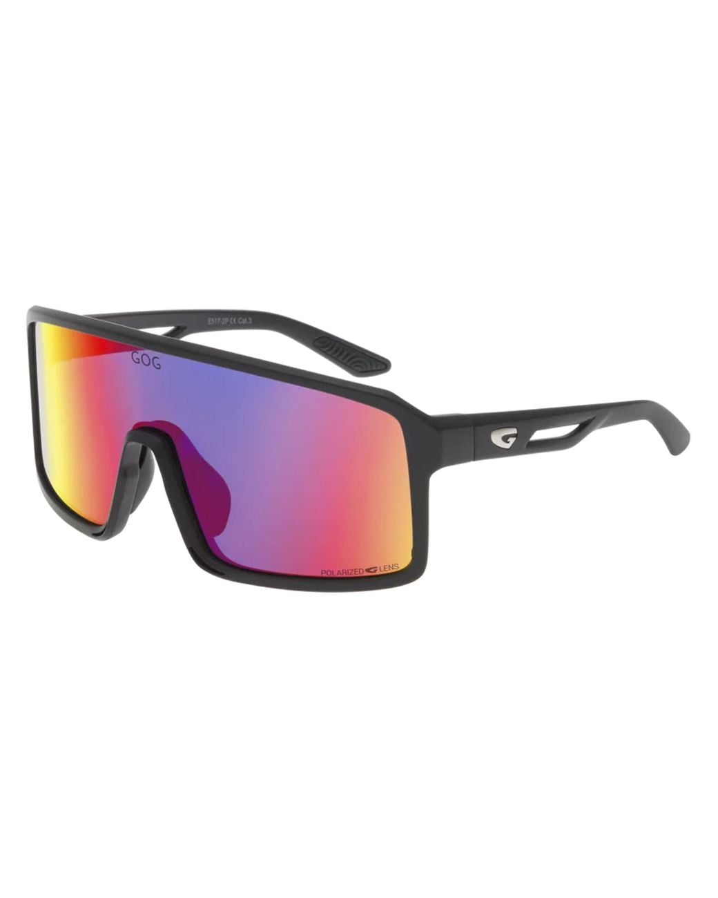 G.O.D Eyewear Blue Polarised Uv400 Cycling Running Sunglasses With Mirror Hydrophobic Lens