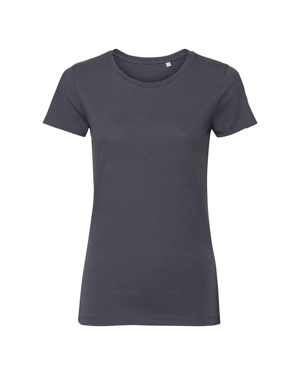 Russell Blue Ladies Authentic Pure Organic Tee (Convoy)