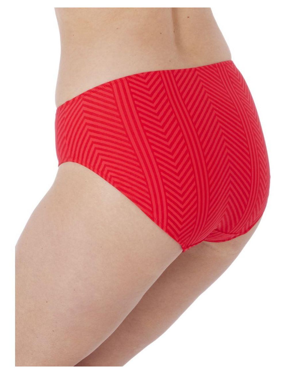 Fantasie Red Long Island Mid Rise Bikini Brief