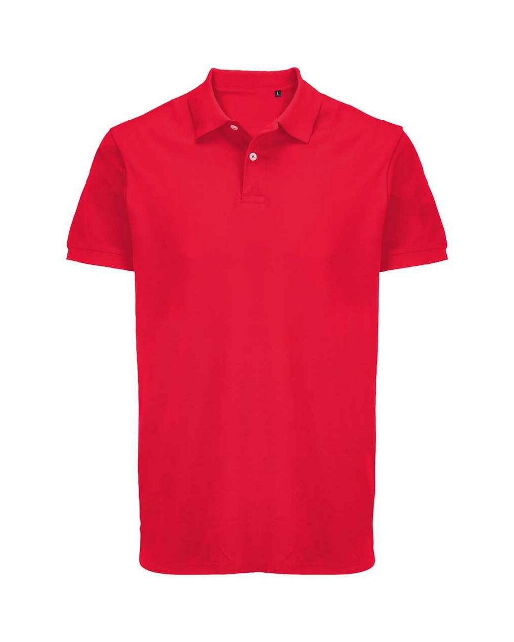 Sol's Red Adult Pacific Pique Twin Needle Stitch Polo Shirt