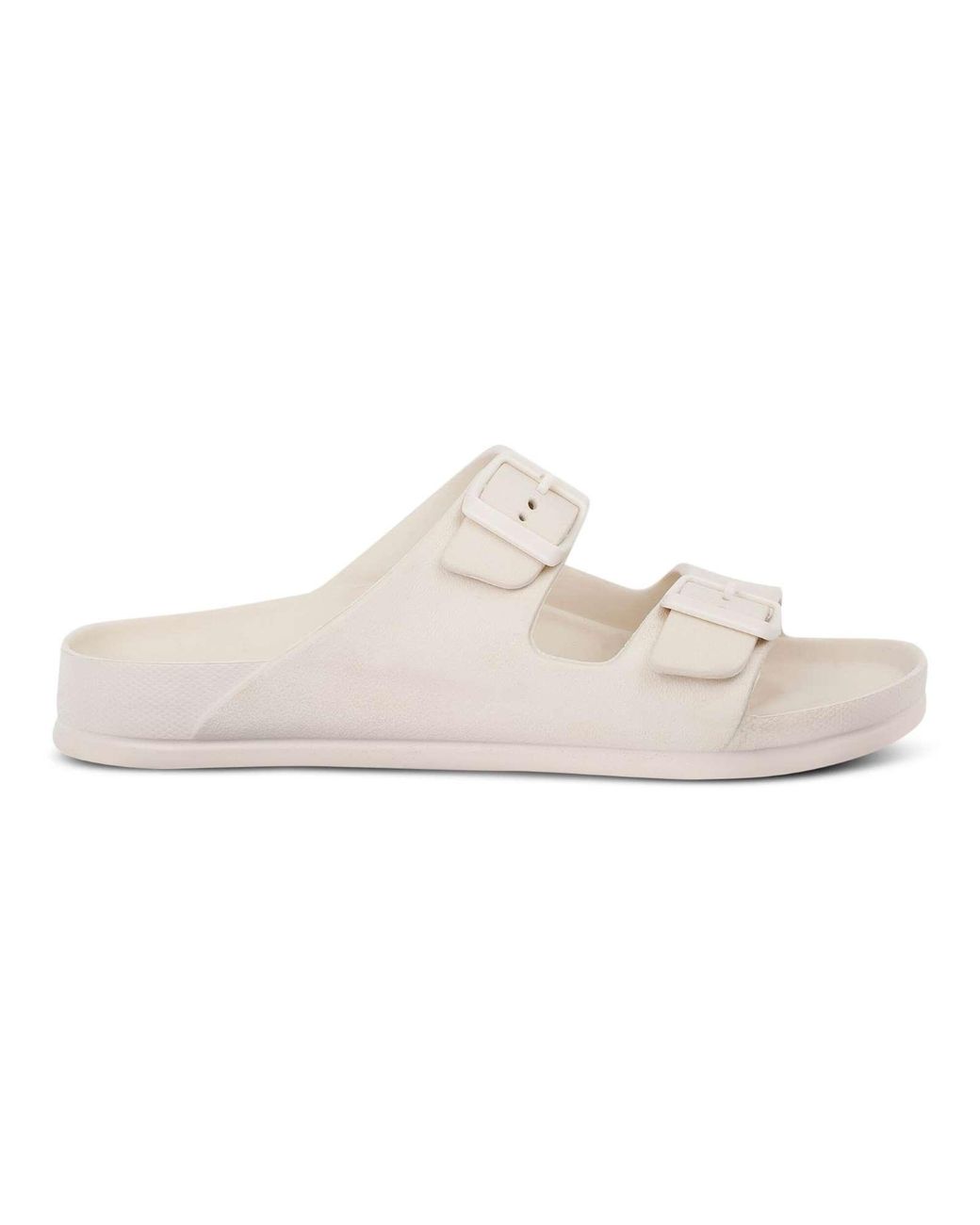 Regatta White Brooklyn Double Strapp Summer Flip Flop Slides Slider Sandals