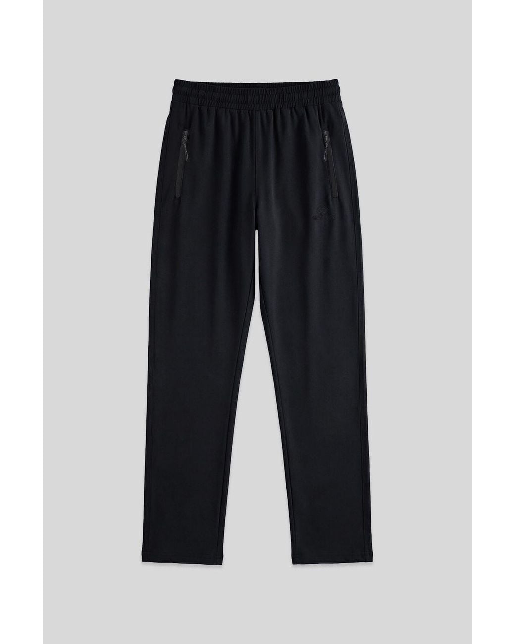 TOMMY LIFE Black Straight-Leg Pull-On Sweatpants for men