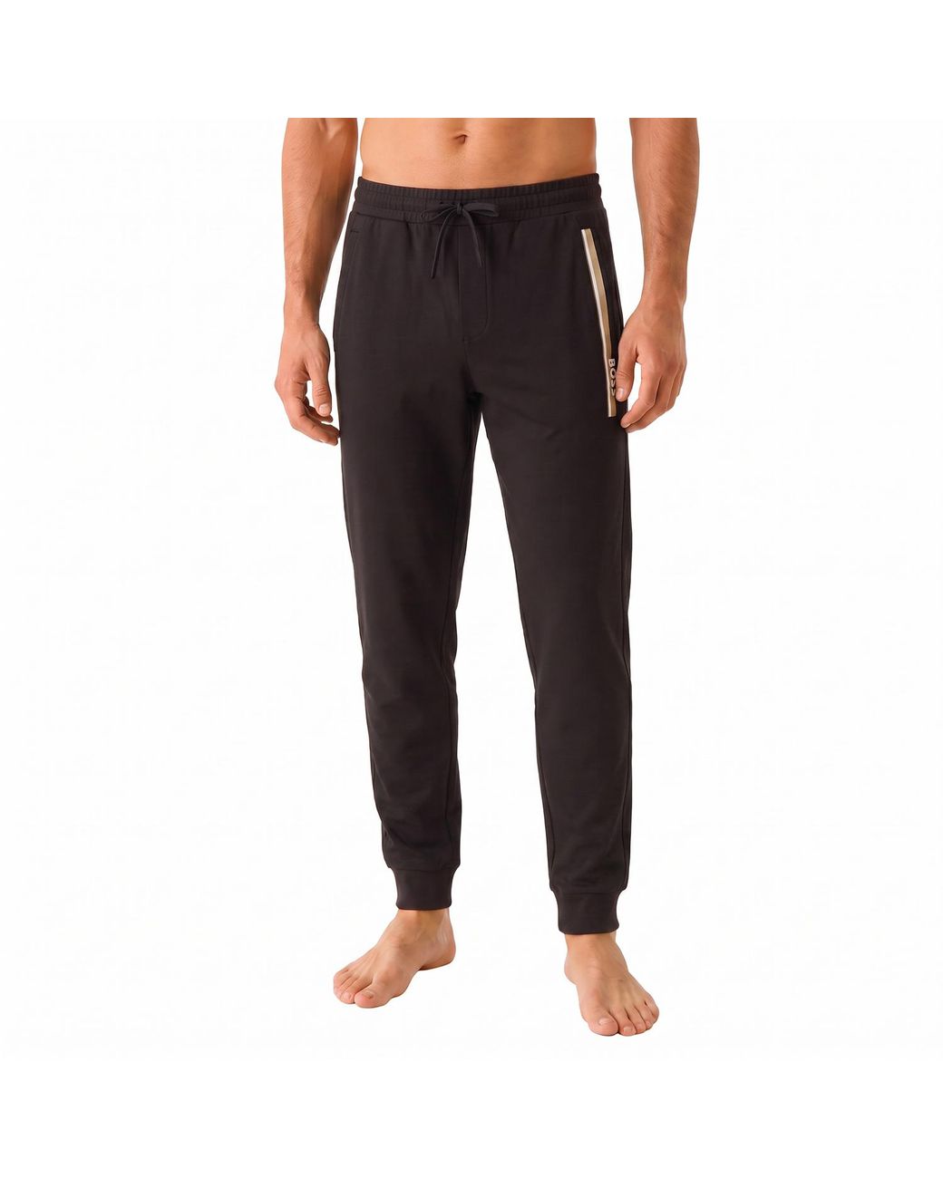 Boss Black Long Cotton Sports Trousers 50554784 for men