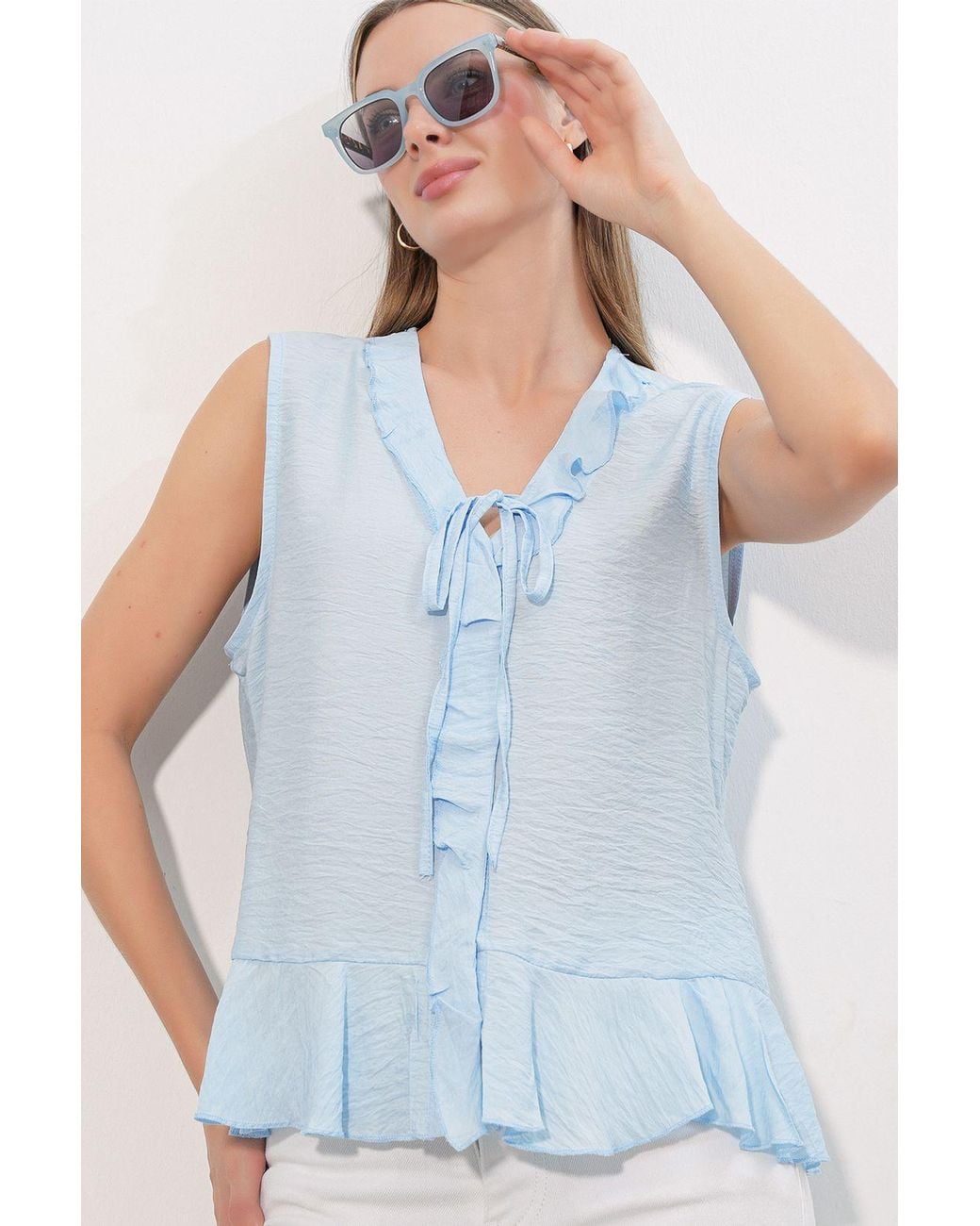 Bigdart Blue Viscose-Nylon Shirt