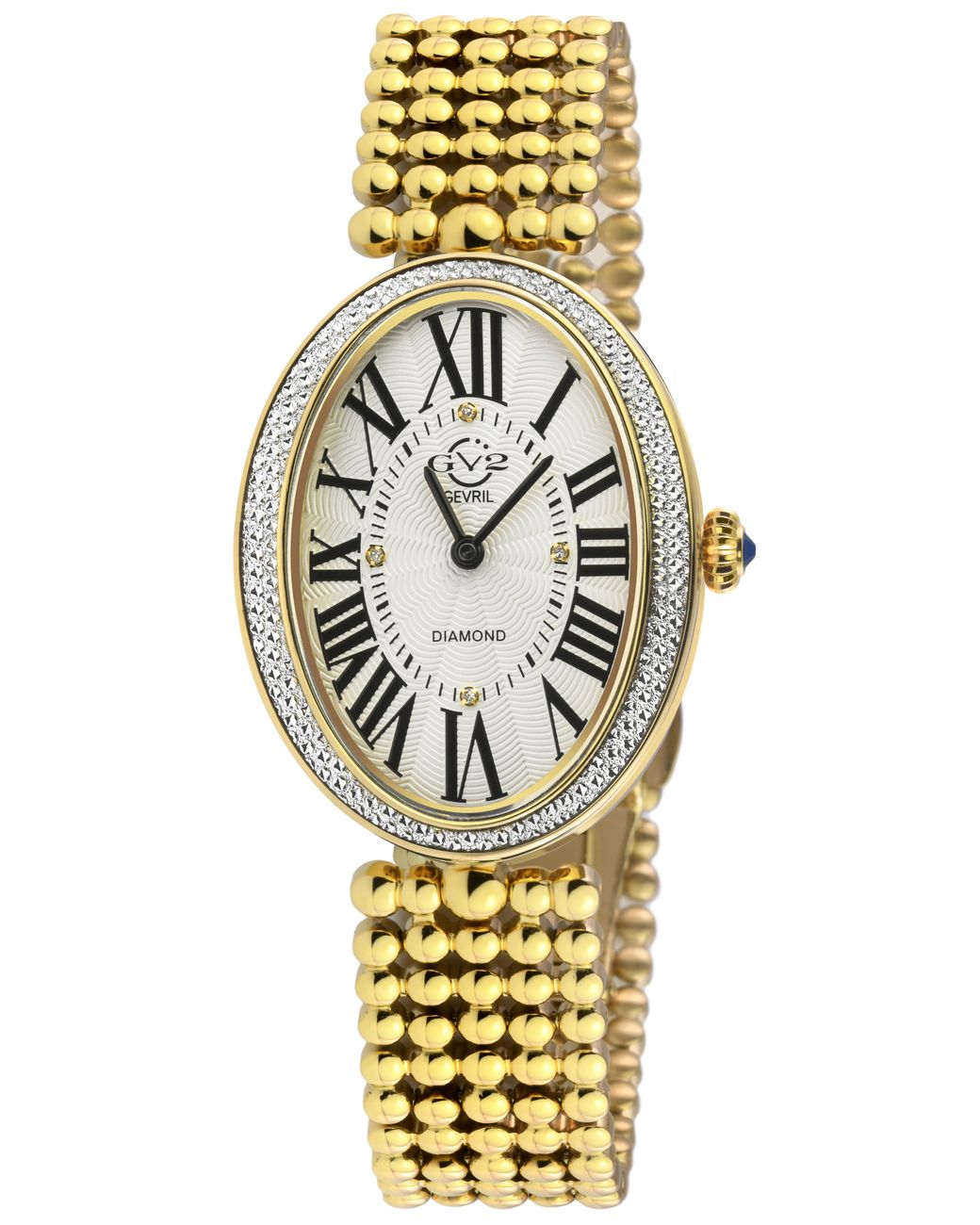 Gv2 Metallic 14801B Piazza Navona Swiss Quartz Diamond Watch