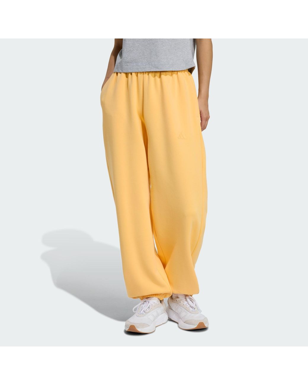 Adidas Yellow Soft Lux Loose Pant