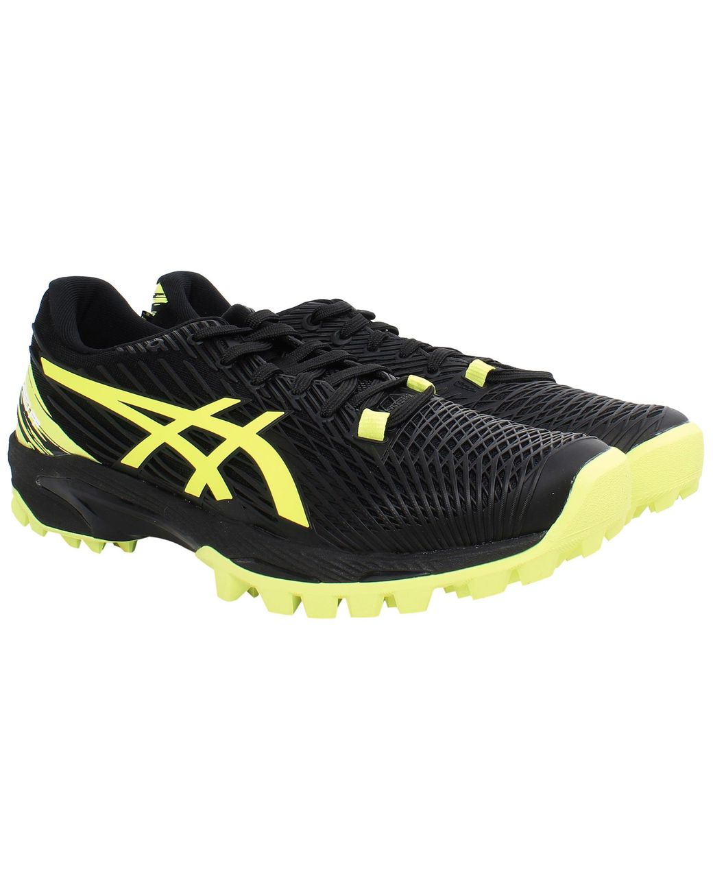 Asics Black Field Speed Ff Indoor Shoes for men