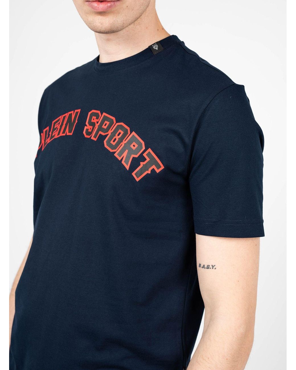 Philipp Plein Blue T-Shirt Cotton for men