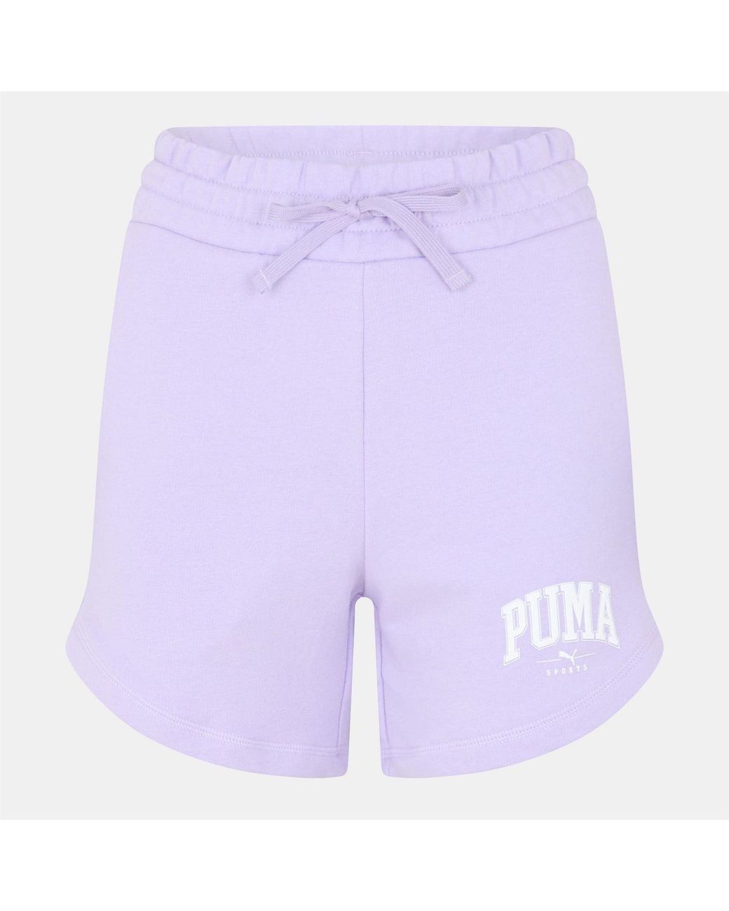PUMA Purple High Waist Woven Tracksuit Shorts