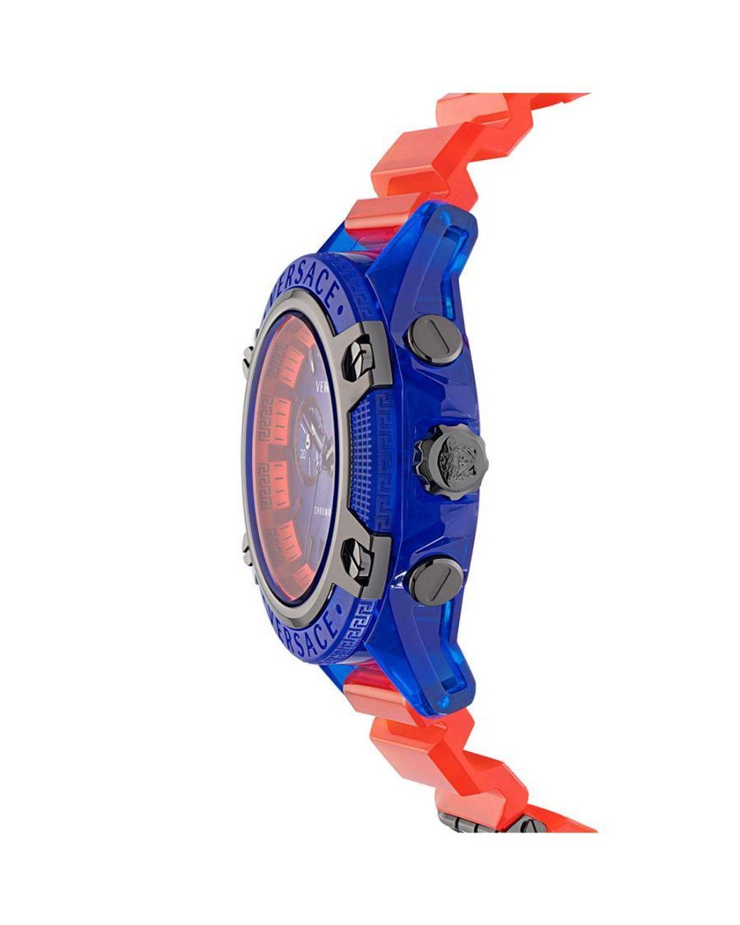 Versace Icon Active 's Orange Watch Vez700922 Silicone in Blue | Lyst UK