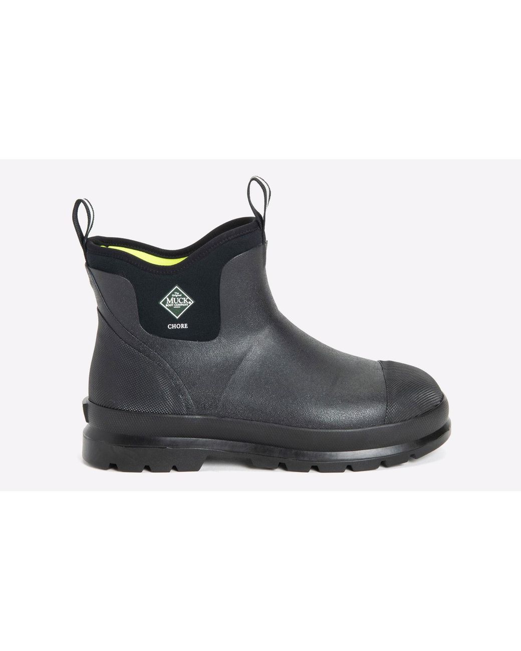 Muck Boot Black Chore Classic Waterproof Chelsea Workboots for men