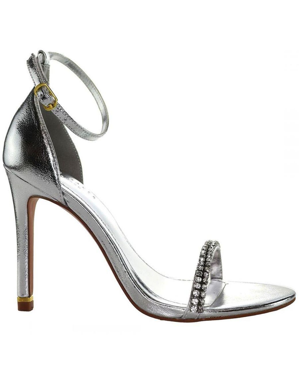 Ted Baker Metallic Helenni Crystal Sandals Leather (Archived)