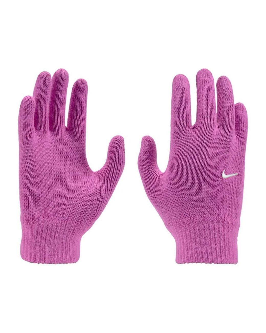 Nike Purple Adult Tg 2 Playful Knitted Swoosh Gloves