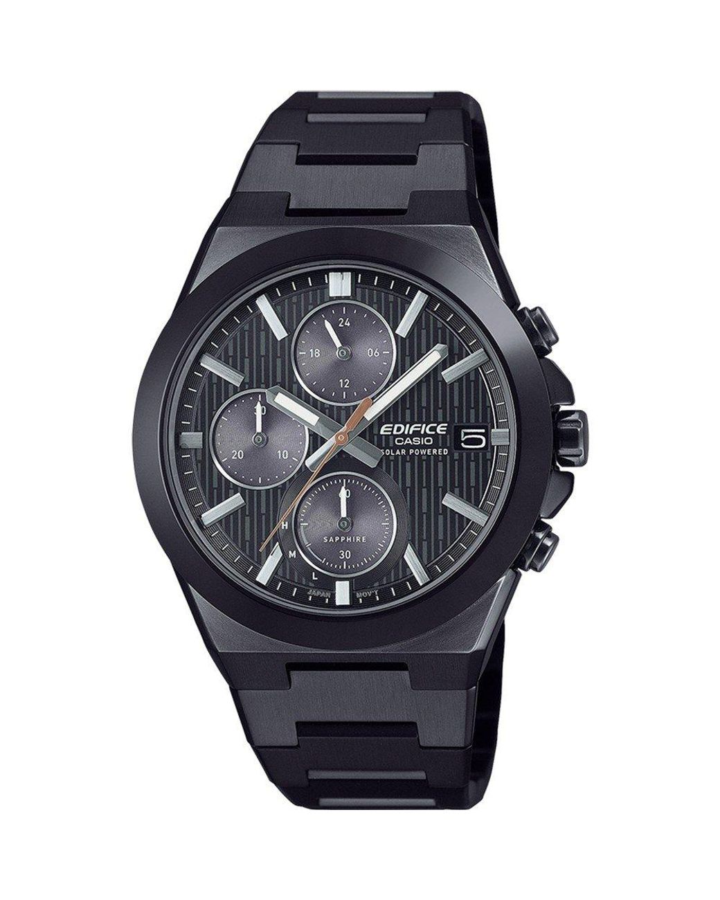 G-Shock Black Edifice Watch Efs-S650Dc-1Aef Stainless Steel for men