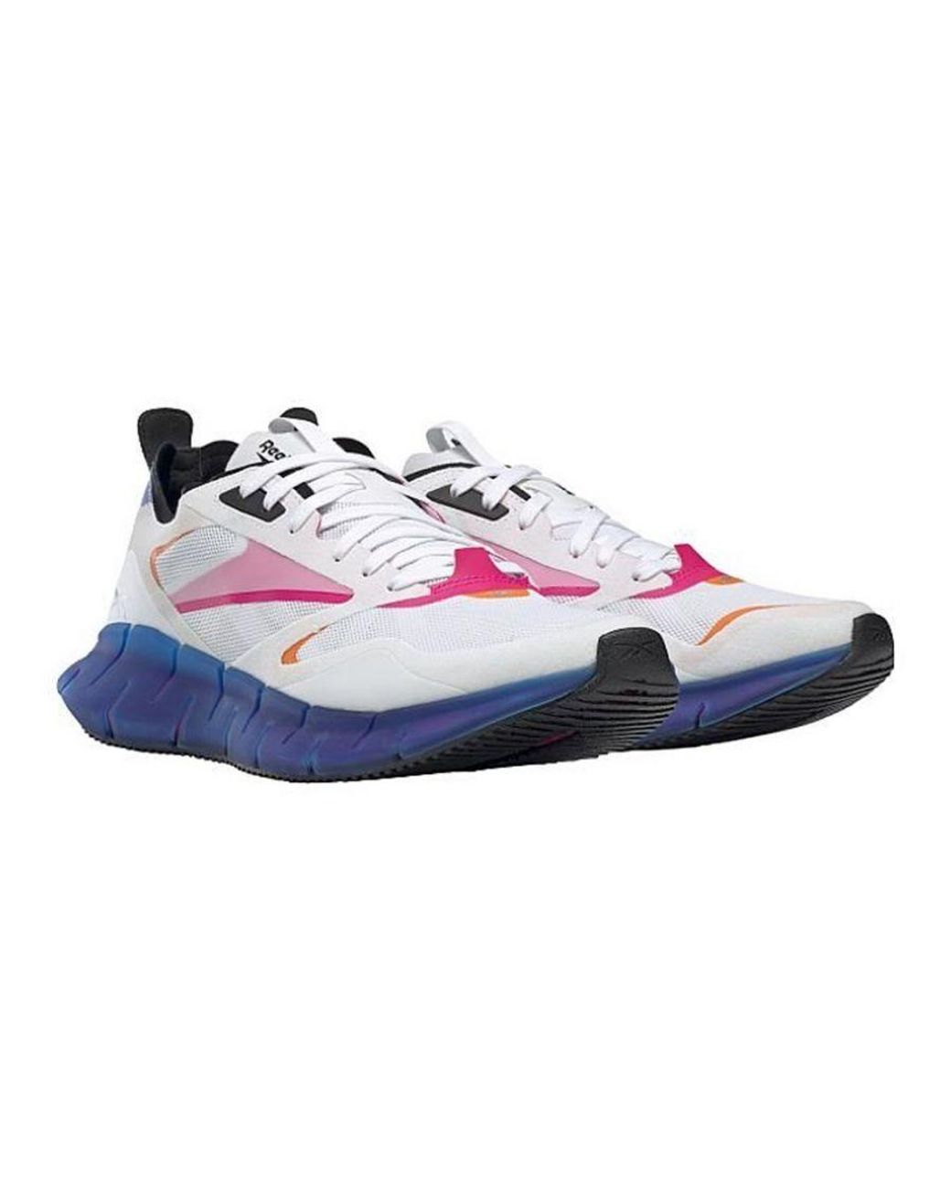 Reebok Blue Zig Kinetica Horizon Lace-Up Synthetic Trainers Fw5300 for men