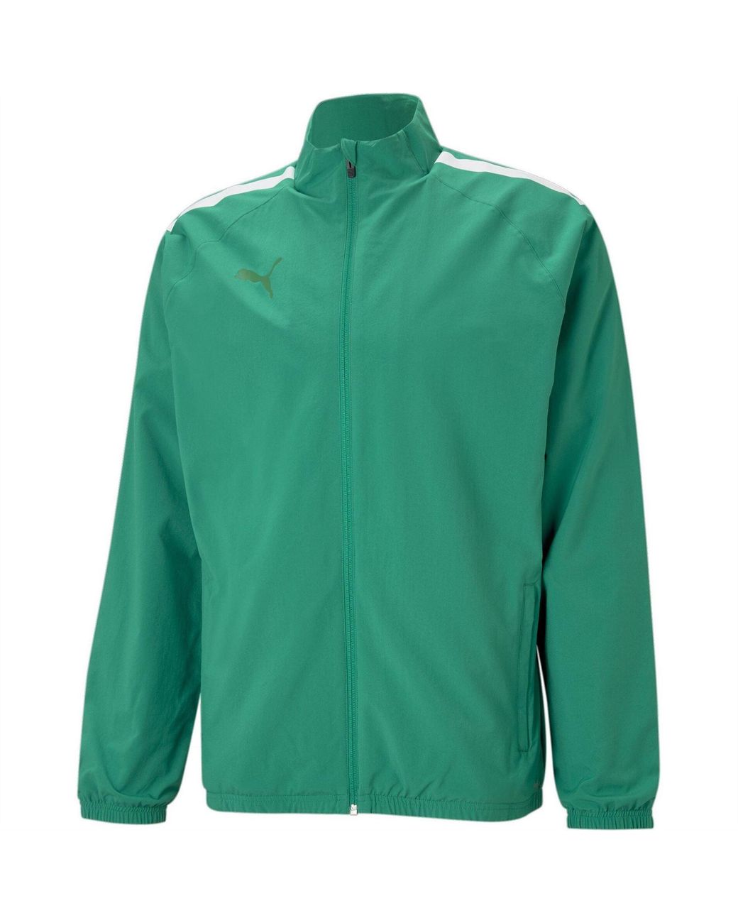 PUMA Green Teamliga Sideline Jacket Tracksuit Top for men