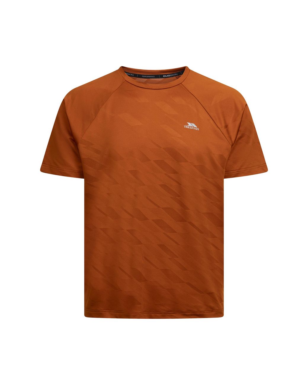 Trespass Brown Trillon Short-Sleeved Jersey (Burnt) for men
