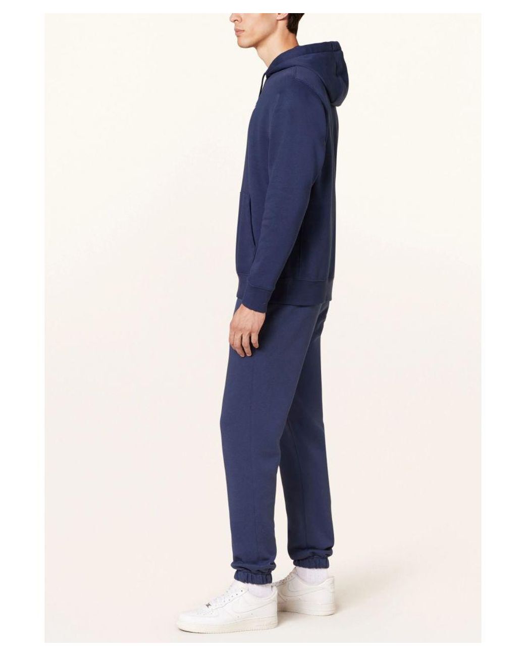Nike Blue Sportswear Club Fleece Hooded Tracksuit for men