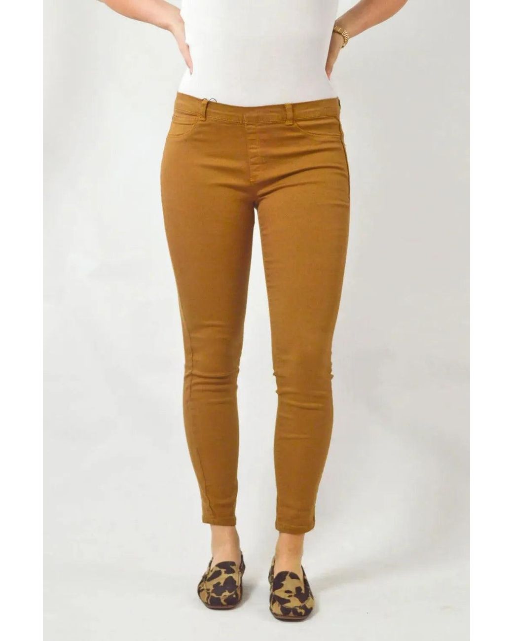 Mango Natural Low Rise Jeggings