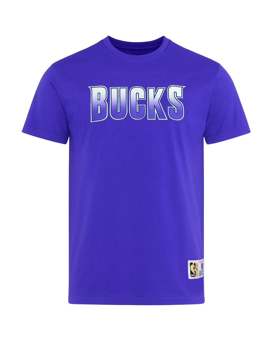 Mitchell & Ness Blue Nba Milwaukee Bucks Origins T-Shirt for men