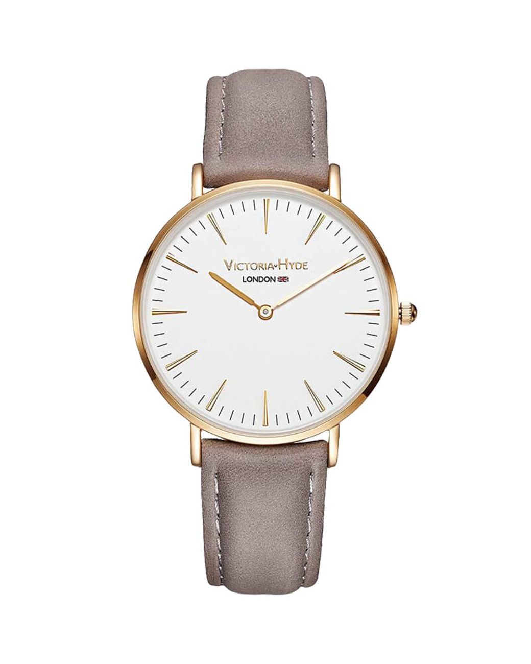 Victoria Hyde London Metallic Watch Southfields Modern, Stainless Steel