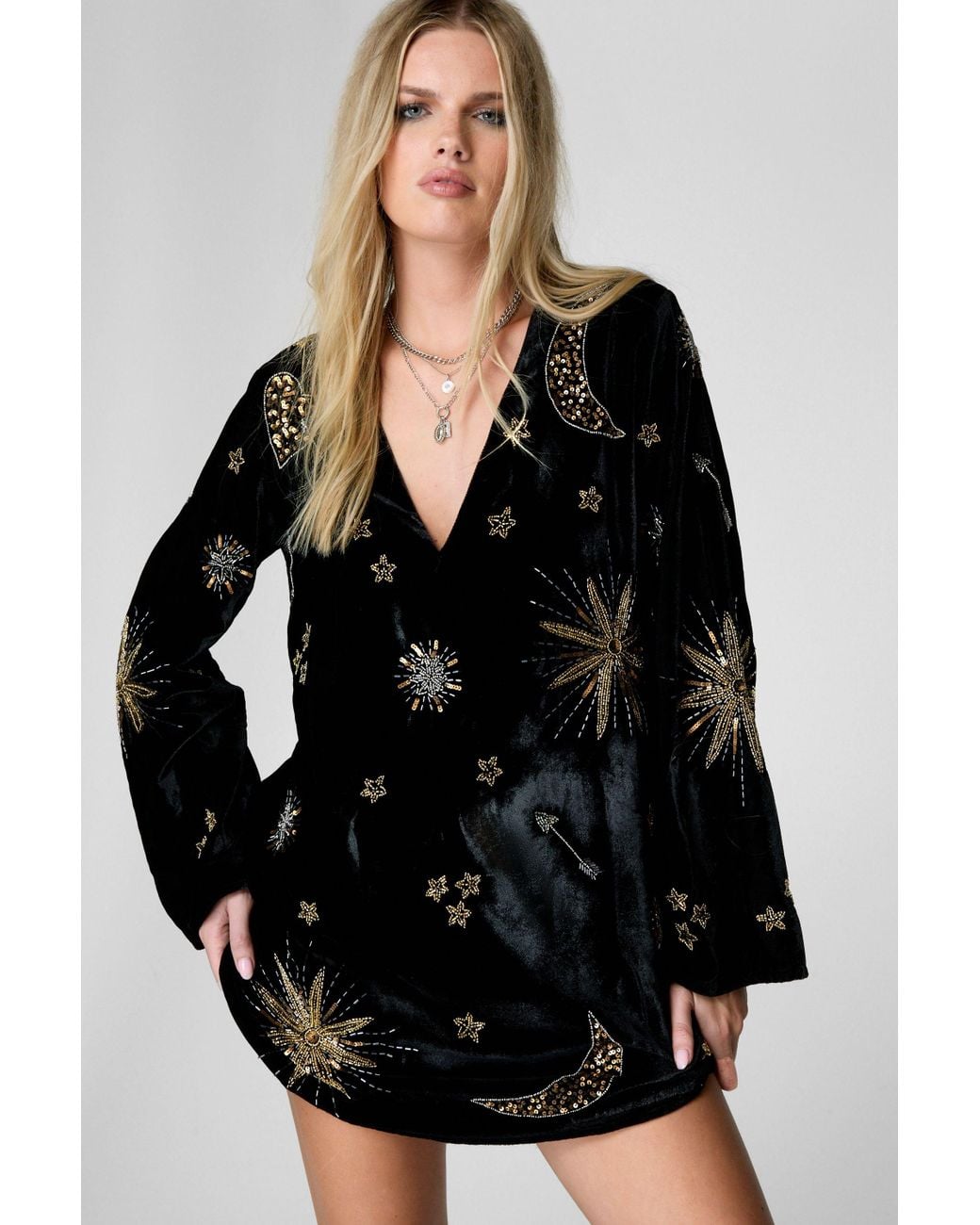 strapless open back dress Ocean Boulevard Plunge Mini Dress Black