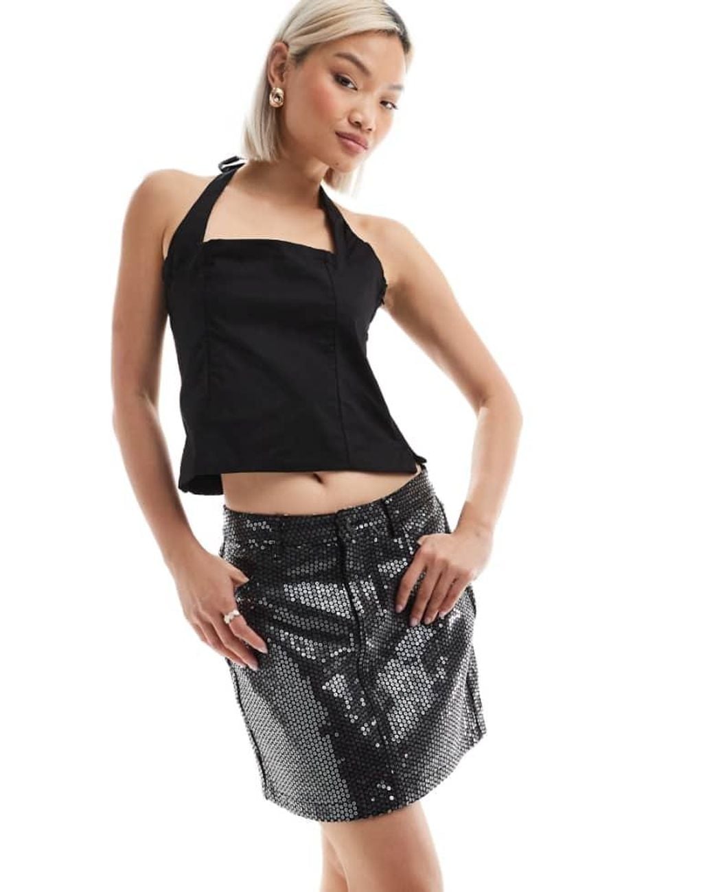 ONLY Black Mini Skirt